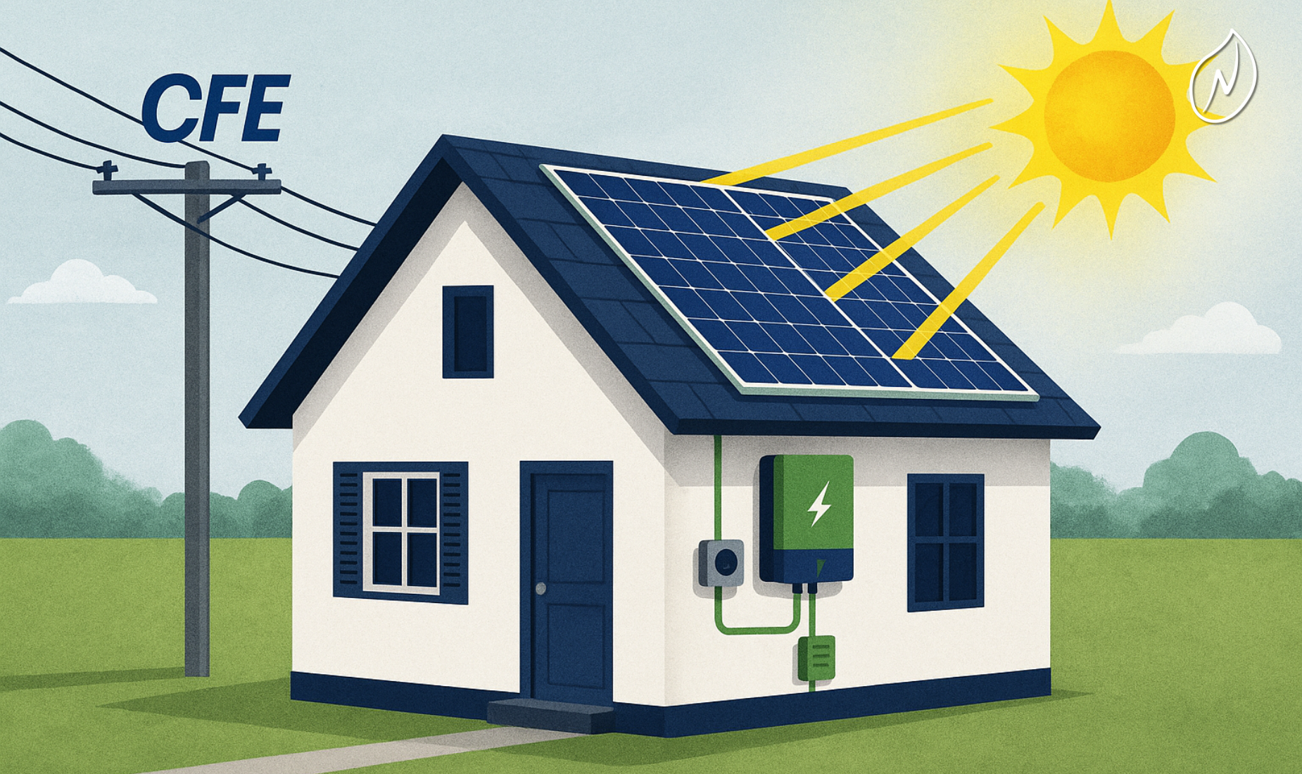 ¿Puedo conectar paneles solares a la red de CFE?