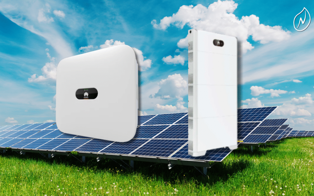 Inversor y batería solar instalados por Ingenergía de México en Cancún, mostrando cómo ambos trabajan juntos para optimizar el uso de energía solar.